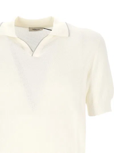 Altea Open-knit T-shirt In Neutral