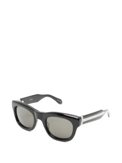 Matsuda Square-frame Sunglasses In Black