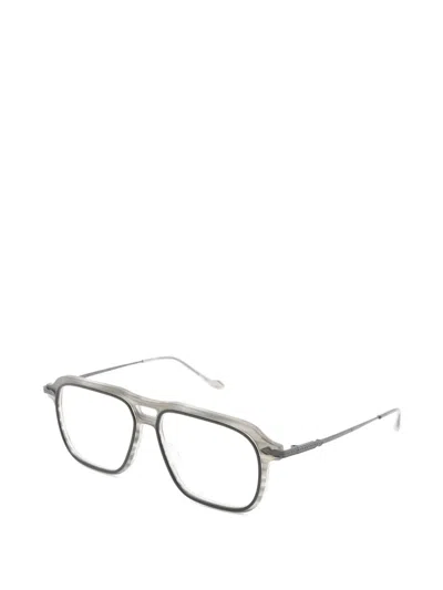 Matsuda Square-frame Glasses In Metallic