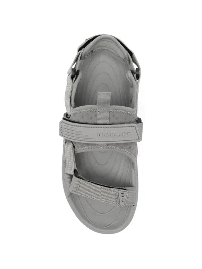 Oakley Studio Touch-strap Sandals In Gray