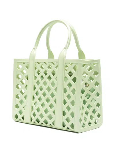 Marc Ellis Flat Plot Logo-patch Tote Bag In Green