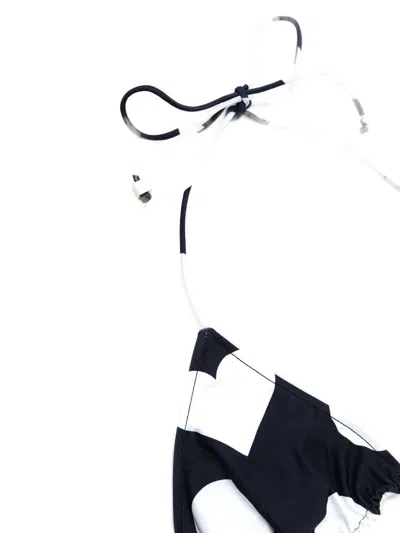 Jacquemus Triangle Bikini Top In Black
