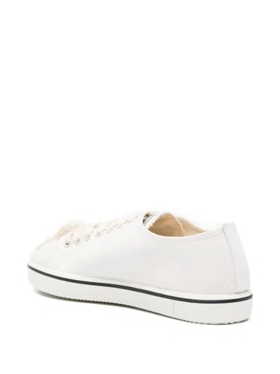 Fiorucci Angel-patch Canvas Sneakers In White