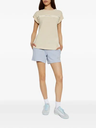 Ea7 Logo Series T-shirt In Neutral