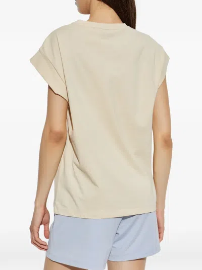 Ea7 Logo Series T-shirt In Neutral