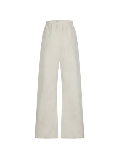 Essentials Flared Track Pants In White