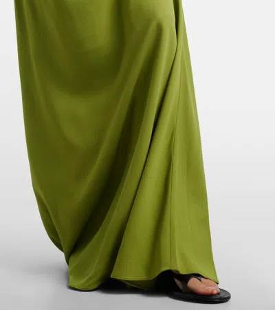 Christopher Esber Pleated Detail Dress In Green