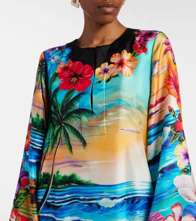 Dolce & Gabbana Printed Kaftan In Multi