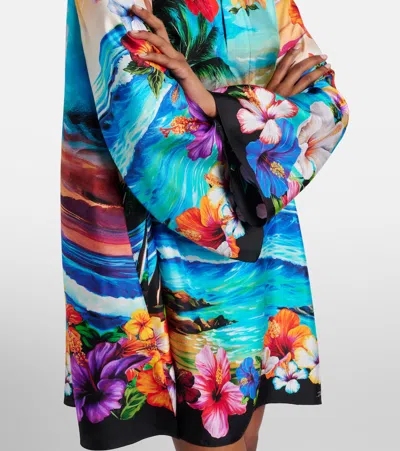 Dolce & Gabbana Printed Kaftan In Multi
