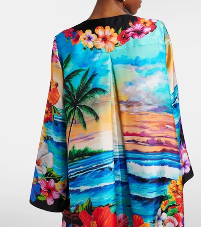 Dolce & Gabbana Printed Kaftan In Multi