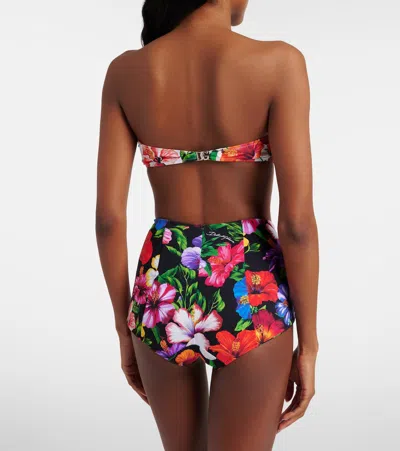 Dolce & Gabbana Floral Bikini In Multi