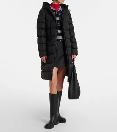 Moncler Avocette Down Coat In Black