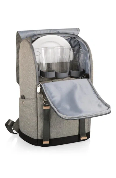 Picnic Time Pt-frontier Picnic Backpack In Gray
