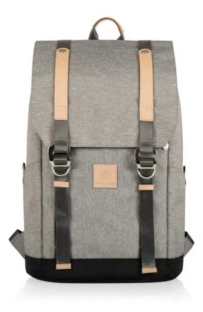 Picnic Time Pt-frontier Picnic Backpack In Gray