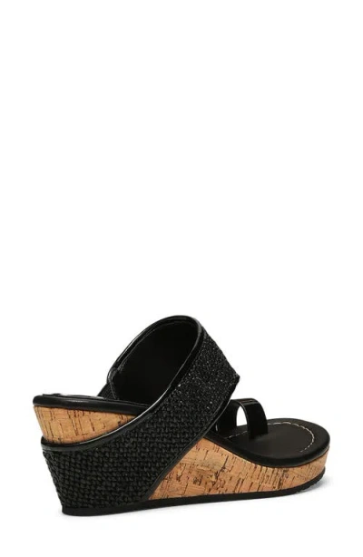 Donald Pliner Platform Wedge Sandal In Multi