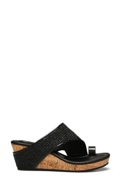 Donald Pliner Platform Wedge Sandal In Multi