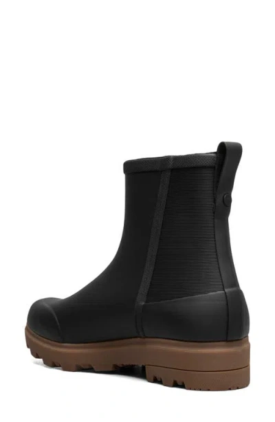 Bogs Holly Zip Waterproof Rain Boot In Black