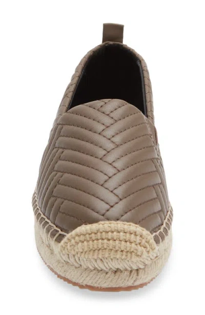 Dkny Mallandra Platform Espadrille Flat In Brown