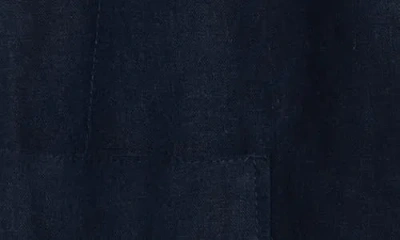 Max Studio One Button Blazer In Blue