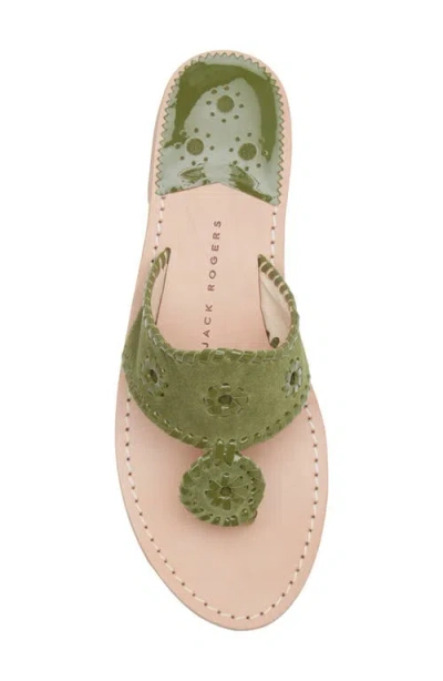 Jack Rogers Jacks Flat Leather Sandal In Multi
