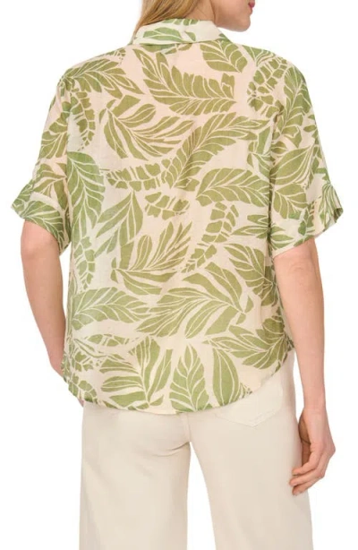 Halogen ® Tie Front Sleeve Top In Multi