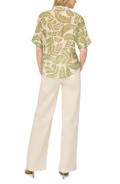 Halogen ® Tie Front Sleeve Top In Multi