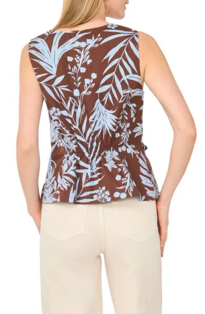 Halogen ® Gathered Flutter Sleeve Top In Brown