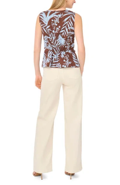 Halogen ® Gathered Flutter Sleeve Top In Brown