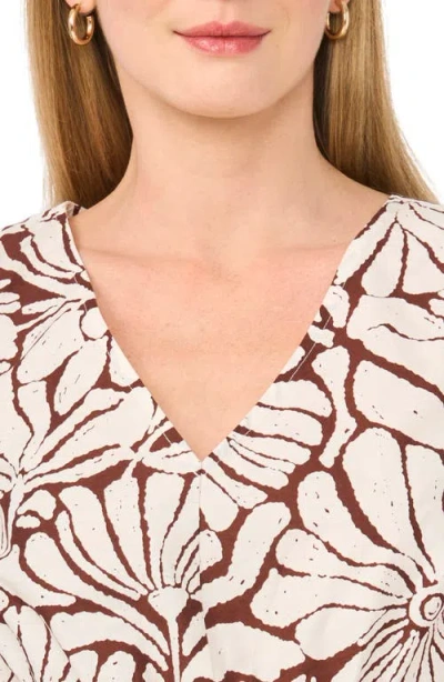 Halogen ® Gathered Flutter Sleeve Top In White