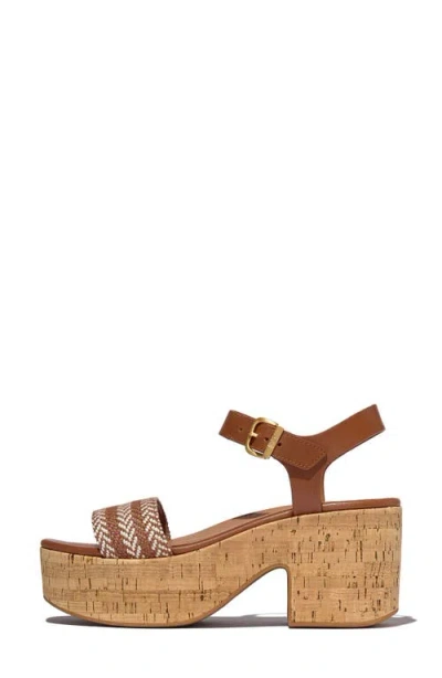 Fitflop Platform Sandal In Brown