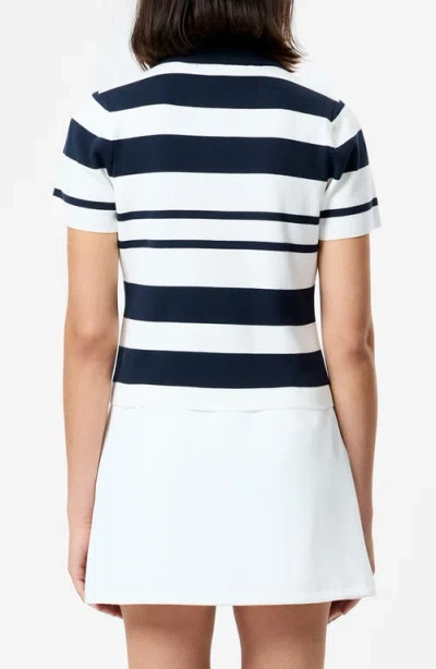 French Connection Maxime Stripe Polo In Multi