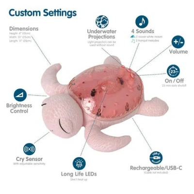 Cloud B Tranquil Turtle Eco In Pink