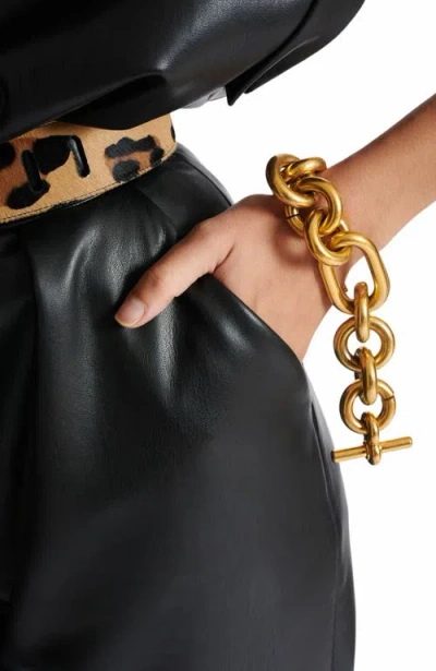 Balmain Sync Brass Chain Bracelet In Gold