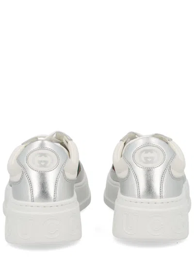 Gucci Sneakers Featuring Oversized Platform Sole In White