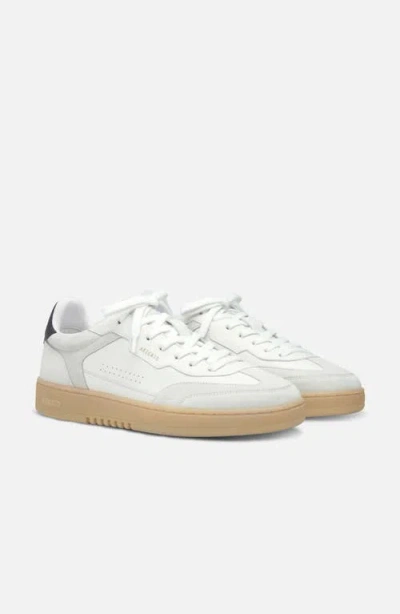 Axel Arigato Dice T-toe White Low Top Sneakers With Logo Patch On The Tongue And Logo Lettering On The Rear In Le