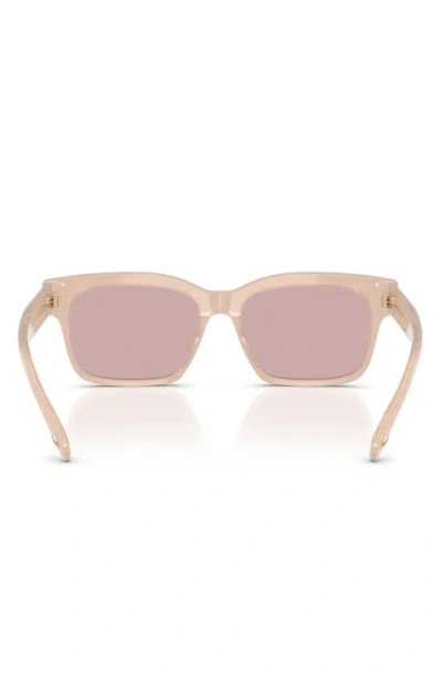 Tory Burch 55mm Rectangular Sunglasses In Orange