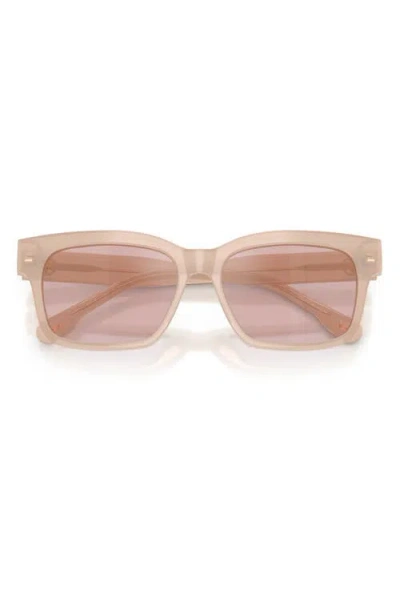 Tory Burch 55mm Rectangular Sunglasses In Orange