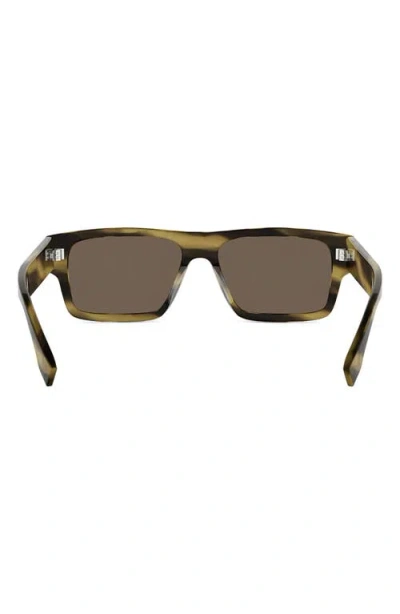 Fendi Selleria 54mm Rectangular Sunglasses In Multi