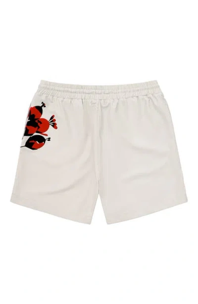 Rta Clyde Pull-on Shorts In White