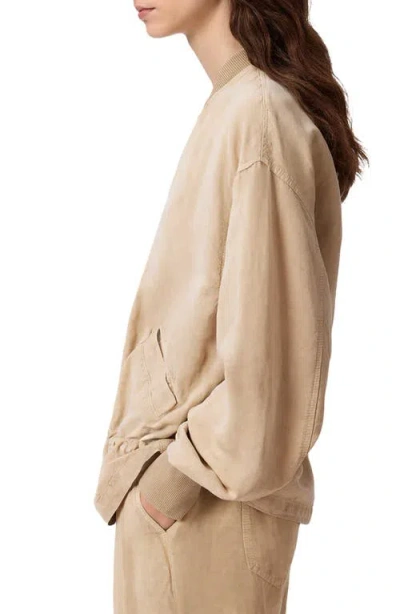 Allsaints Sofi Bomber Jacket In Neutral