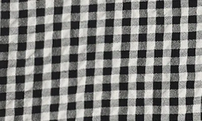 Rylee + Cru Gingham Romper In Black