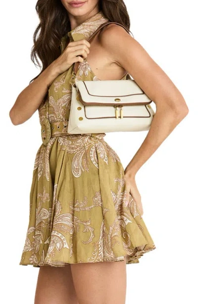 Hammitt Medium Beverly Leather Shoulder Bag In Neutral