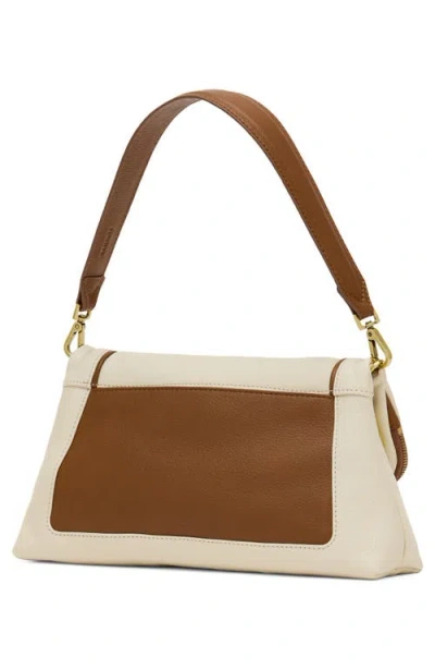 Hammitt Medium Beverly Leather Shoulder Bag In Neutral
