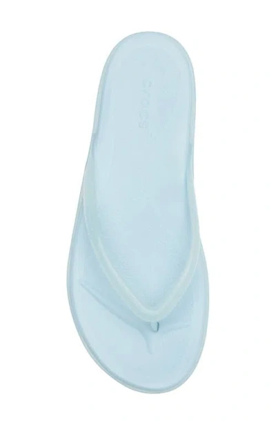 Crocs Miami Flip Flops In Blue