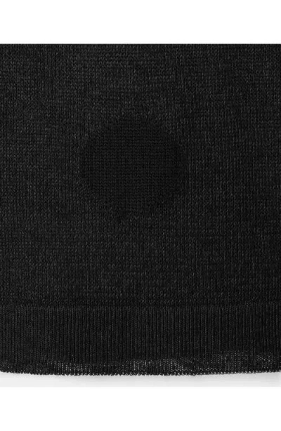 Mango Dot Sweater In Black