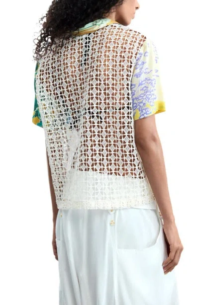 Desigual Printed Short-sleeve Shirt In Multi