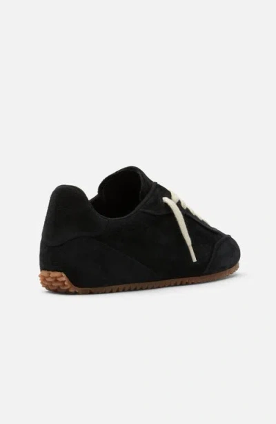 Axel Arigato Suede Low-profile Sneakers With Textured Sole In Black