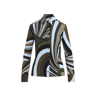 Pucci Shirts Multicolour In Multi