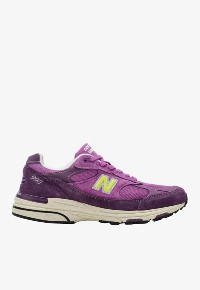New Balance 993 Low-top Sneakers In Purple