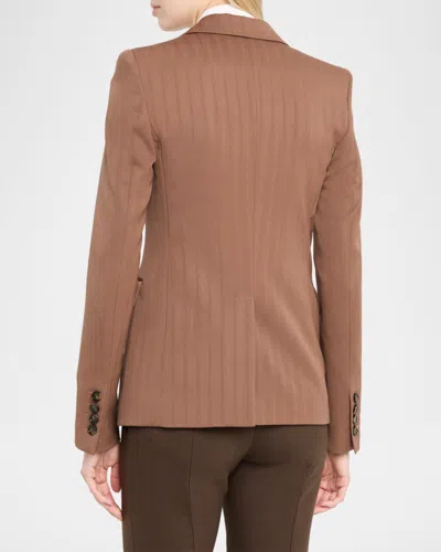 Stella Mccartney Single-breasted Regular Jacket In Brown